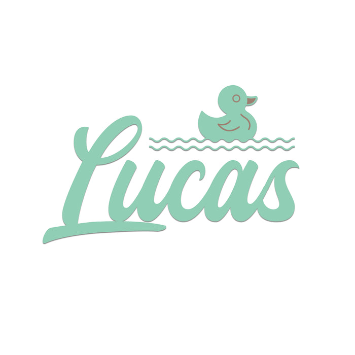 Nursery Name Sign - Quack - Kids and Baby Names Nursery Wall Decor