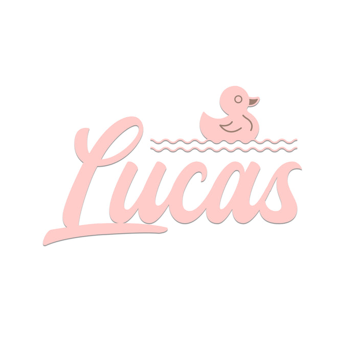 Nursery Name Sign - Quack - Kids and Baby Names Nursery Wall Decor