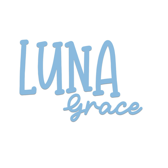 Nursery Name Sign - Graceful dream - Kids and Baby Names Nursery Wall Decor