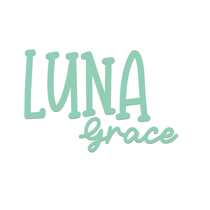 Nursery Name Sign - Graceful dream - Kids and Baby Names Nursery Wall Decor